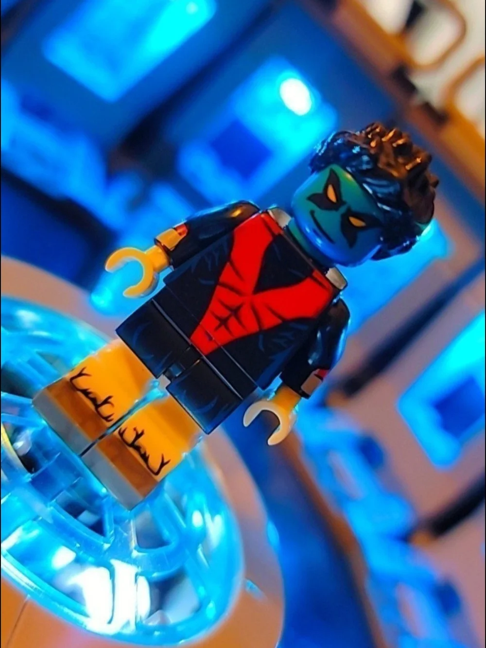 Xmen Nightcrawler Minifigure Lego Compatible